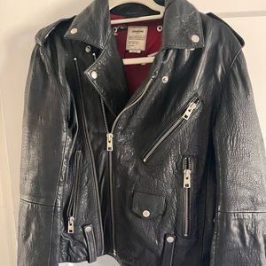 Stunning Zadig & Voltair Black Leather Jacket!